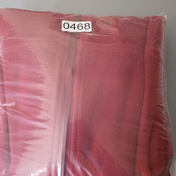 Columbia Fleece Vest Men's XXL Red Full Zip Pockets Outdoor Layer - Picture 10 of 10